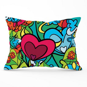Hippie Psychedelic Pattern Cushions 33cm x 48cm