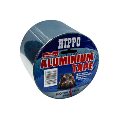 Hippo Aluminium Sealing & Joining Tape 100mm x 45m Silver