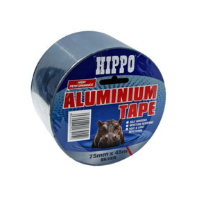 Hippo Aluminium Sealing & Joining Tape 75mm x 45m Silver
