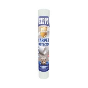 Hippo Carpet Protector 600mm x 25m Clear