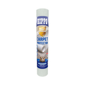 Hippo Carpet Protector 600mm x 50m Clear