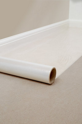 Hippo Carpet Protector 600mm x 50m Clear