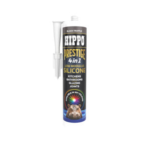 Hippo Prestige 4 in 1 Silicone Sealant - Black Truffle