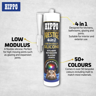 Hippo Prestige 4 in 1 Silicone Sealant - Gentian Blue