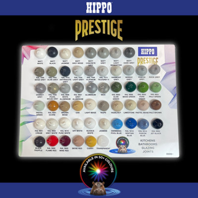 Hippo Prestige 4 in 1 Silicone Sealant - Light Grey
