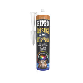 Hippo Prestige 4 in 1 Silicone Sealant - Ochre