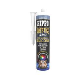 Hippo Prestige 4 in 1 Silicone Sealant - Pigeon Blue
