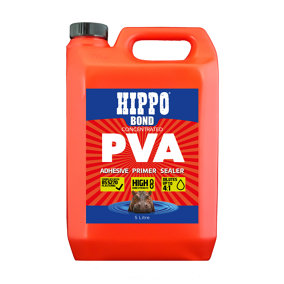 Hippo PVA Adhesive, Primer & Sealer - 5L