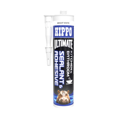 Hippo Ultimate Kitchen & Bathroom Sealant 290ml - Bright White