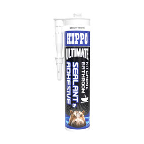 Hippo Ultimate Kitchen & Bathroom Sealant 290ml - Bright White