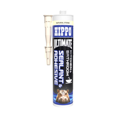 Hippo Ultimate Kitchen & Bathroom Sealant 290ml - Natural Stone