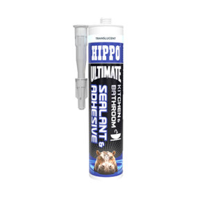 Hippo Ultimate Kitchen & Bathroom Sealant 290ml - Translucent