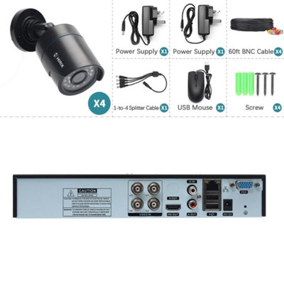 4ch dvr hot sale kit