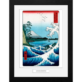Hiroshige The Sea At Satta 30 x 40cm Framed Collector Print