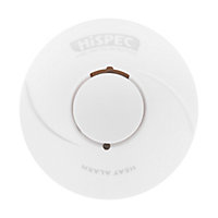 HiSpec 10 Year Lithium Battery Radio Interlink Heat Alarm - 5 Year Warranty