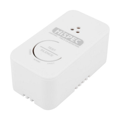 HiSpec 10 Year Long Life Battery Radio Interlink Carbon Monoxide Alarm