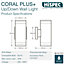 HiSpec Coral Plus Up Down Wall Light - Anthracite Grey - Single