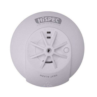 Hispec Mains Heat Alarm - Radiofrequency w/10yrlithium PRO