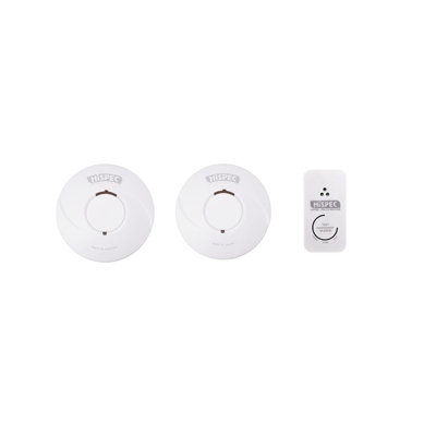 Hispec Wireless Interlink Smoke, Heat & Carbon Monoxide Lithium Battery Powered