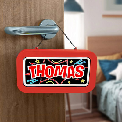 History & Heraldry Light Up Neon Name Sign - Thomas