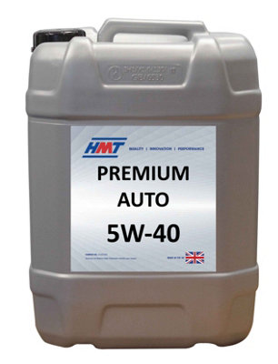 HMT HMTM091 Premium Auto 5W-40 Fully Synthetic Engine Oil 20 Litre / 4 Gallon