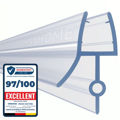 HNNHOME Bath Shower Screen Door Seal Strip for 4-6mm Glass Up to 14mm ...