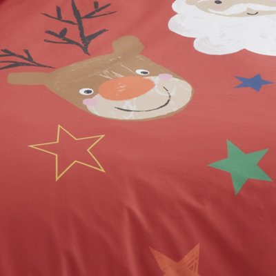 Ho Ho Ho Festive Print Duvet Cover Set