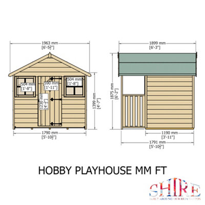 Hobby 6x4 Shiplap Little Houses