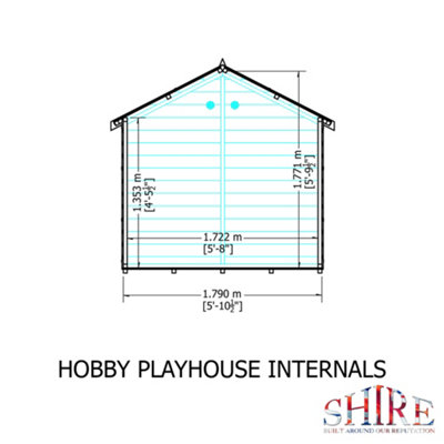 Hobby 6x4 Shiplap Little Houses