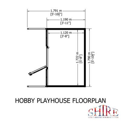 Hobby 6x4 Shiplap Little Houses