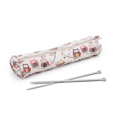 Hobby Gift Knitting Pin Case - Cotton Needle Storage Case 46 x 11 x 7cm