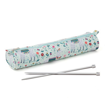 Hobby Gift Knitting Pin Case - Cotton Needle Storage Case 46 x 11 x 7cm