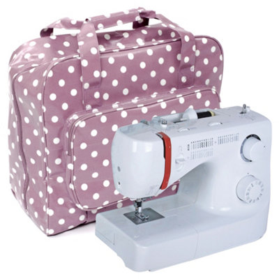 Hobby Gift Sewing Machine Bag - Matt PVC Coated Cotton 44 x 38 x 20cm