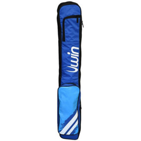 Hockey Stick & Kit Carry Bag - AQUA/BLUE - Holds 2/3 Sticks Adjustable Strap