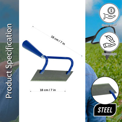 Hoe Swan Neck Cultivator Heavy-Duty Solid Steel Soil Digging Dutch ...