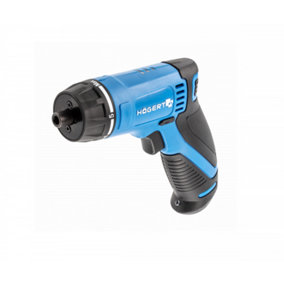 Hoegert 7.2V Compact Cordless Screwdriver Drill Rechargeable 10Nm 230rpm 1.5Ah Li-Ion