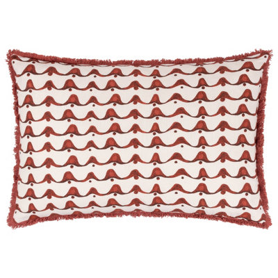 Hoem Avery Geometric 100% Cotton Feather Filled Cushion