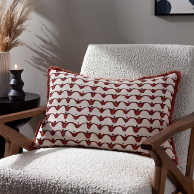 Hoem Avery Geometric 100% Cotton Polyester Filled Cushion
