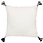 Hoem Cambre Boucle Tasselled 100% Cotton Feather Filled Cushion