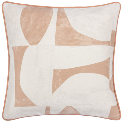 Hoem Carro Abstract Piped Feather Rich Cushion