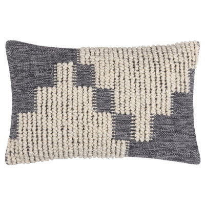 Hoem Himal Woven Knot Feather Rich Cushion