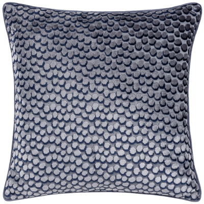 Hoem Lanzo Cut Velvet Piped Cushion Cover