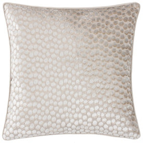 Hoem Lanzo Cut Velvet Piped Cushion Cover
