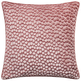 Hoem Lanzo Cut Velvet Piped Polyester Filled Cushion