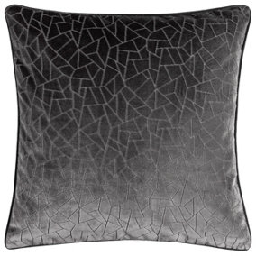 Hoem Malans Cut Velvet Piped Cushion Cover