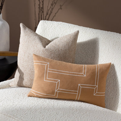 Hoem Marzena Geometric 100% Cotton Cushion Cover