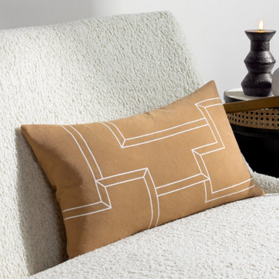 Hoem Marzena Geometric 100% Cotton Cushion Cover
