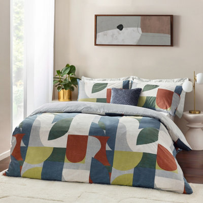 Hoem Siresa Geometric Duvet Cover Set