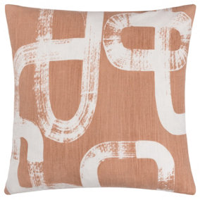 Hoem Tuba Abstract 100% Cotton Feather Filled Cushion