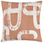 Hoem Tuba Abstract 100% Cotton Polyester Filled Cushion